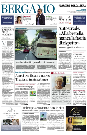 Cover of Corriere della Sera (Bergamo)