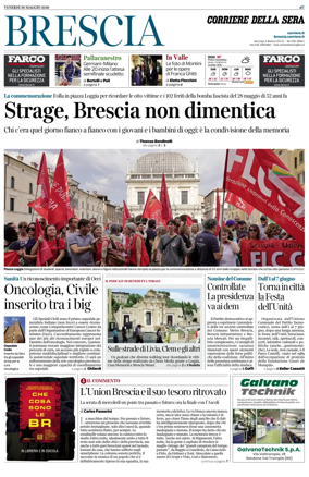 Cover of Corriere della Sera (Brescia)