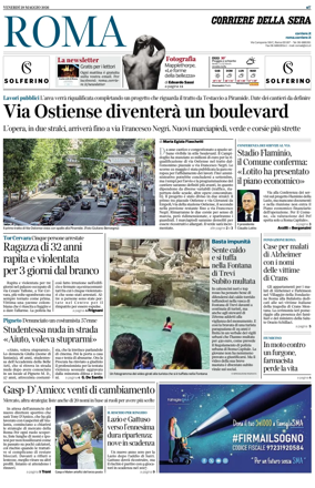 Cover of Corriere della Sera (Roma)