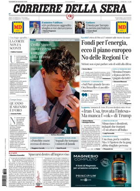 Cover of Corriere della Sera