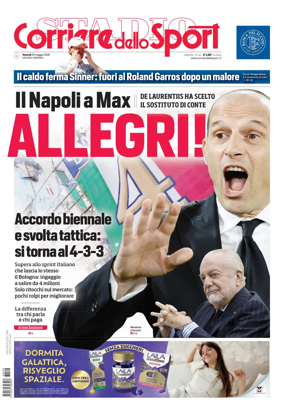Cover of Corriere dello Sport (Campania)