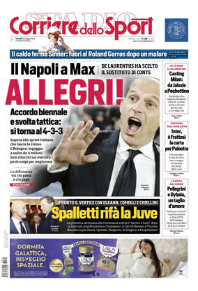 Cover of Corriere dello Sport