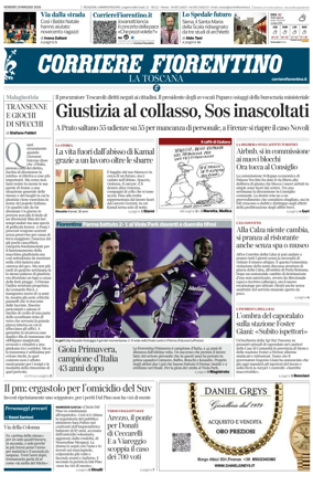 Cover of Corriere Fiorentino