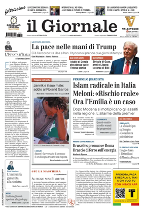 Cover of Il Giornale (Italy)