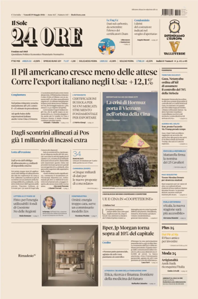 Cover of Il Sole 24 Ore