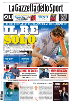 Cover of La Gazzetta dello Sport - Roma