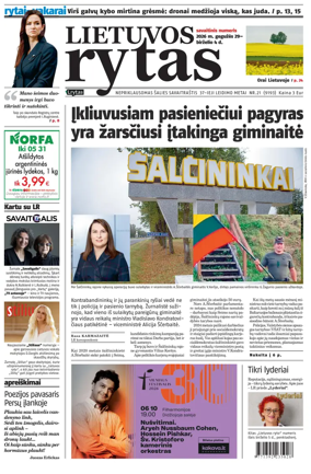 Cover of Lietuvos Rytas