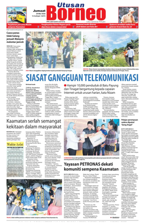Cover of Utusan Borneo (Sabah)