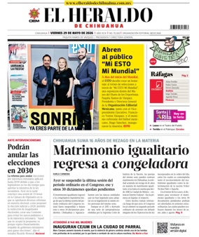 Cover of El Heraldo de Chihuahua