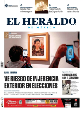 Cover of El Heraldo de Mexico