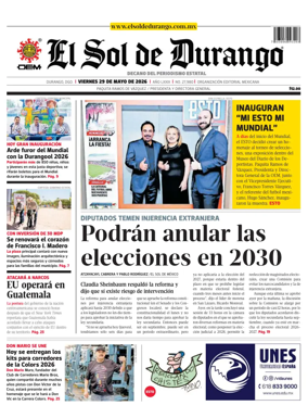 Cover of El Sol de Durango