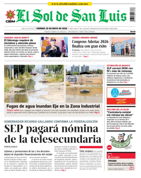 Cover of El Sol de San Luis Potosi
