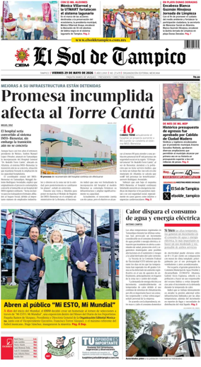 Cover of El Sol de Tampico