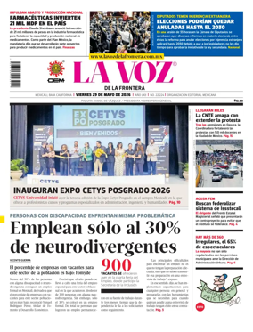 Cover of La Voz de la Frontera