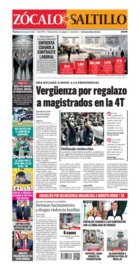 Cover of Zocalo Saltillo