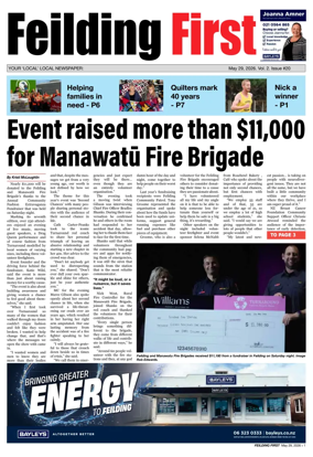 Cover of Feilding First