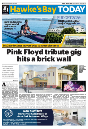 Cover of Hawke's Bay Today