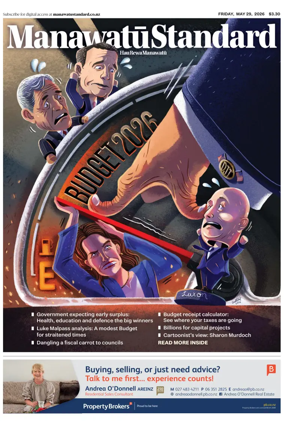 Cover of Manawatu Standard