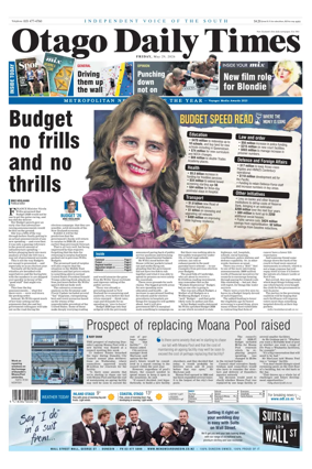 Cover of Otago Daily Times