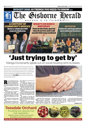 Cover of The Gisborne Herald