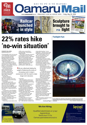 Cover of The Oamaru Mail