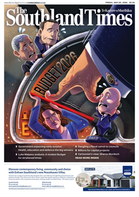Cover of The Southland Times