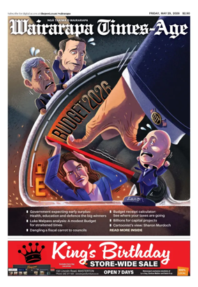 Cover of Wairarapa Times-Age (NZ)