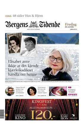 Cover of Bergens Tidende