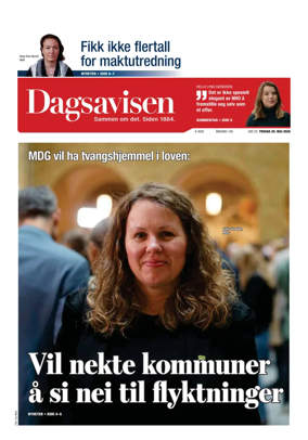 Cover of Dagsavisen