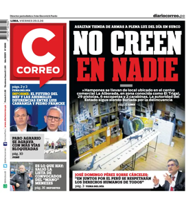 Cover of Diario Correo