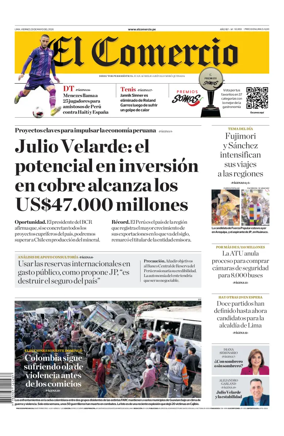 Cover of Diario El Comercio