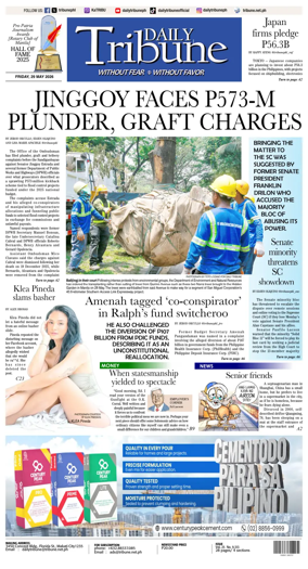 Cover of Daily Tribune (Philippines)