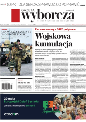 Cover of Gazeta Wyborcza