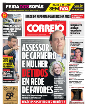 Cover of Correio da Manha