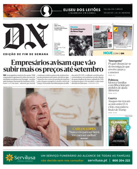Cover of Diario de Noticias
