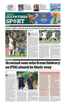 Cover of Gulf Times Sport