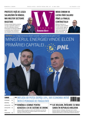 Cover of Romania Libera - Friday Edition