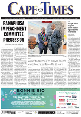 Cover of Cape Times
