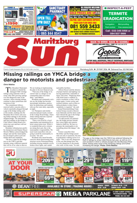 Cover of Maritzburg Sun (South Africa)