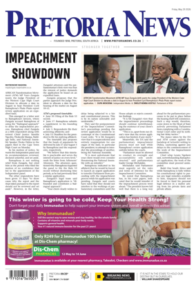 Cover of Pretoria News