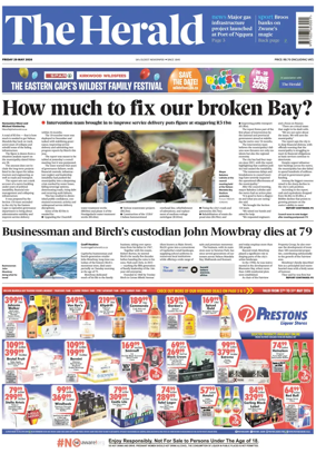 Cover of The Herald (South Africa)