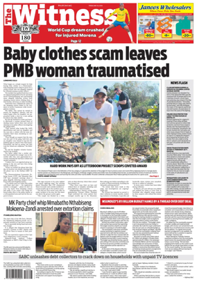 Cover of The Witness (South Africa)