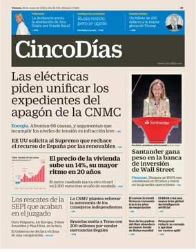Cover of Cinco Dias