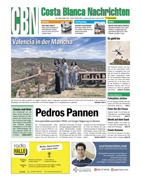 Cover of Costa Blanca Nachrichten