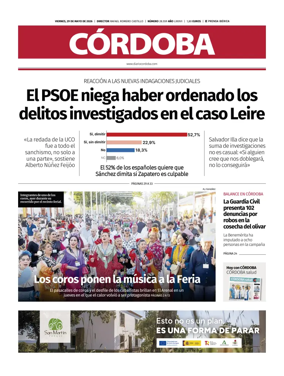 Cover of Diario Cordoba