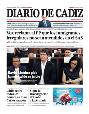 Cover of Diario de Cadiz