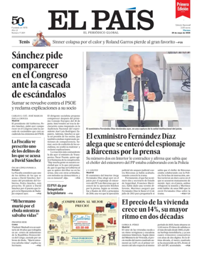 Cover of EL PAIS primera edicion