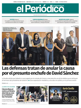 Cover of El Periodico Extremadura