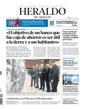 Cover of Heraldo de Aragon