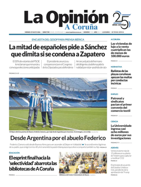 Cover of La Opinion de A Coruna